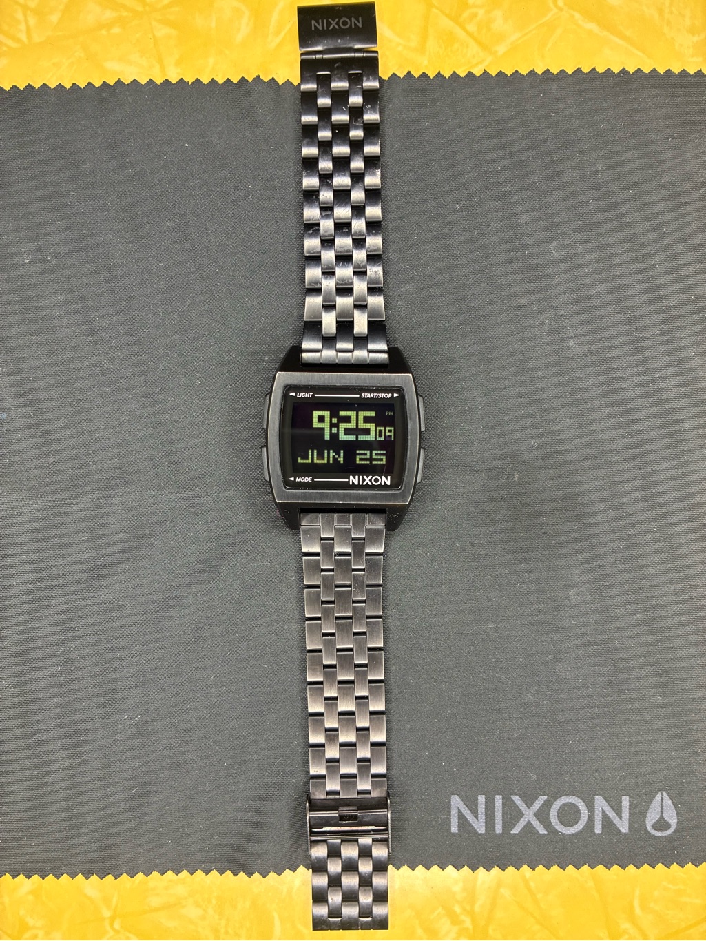 Nixon The Base Black Stainless Steel Wristwatch